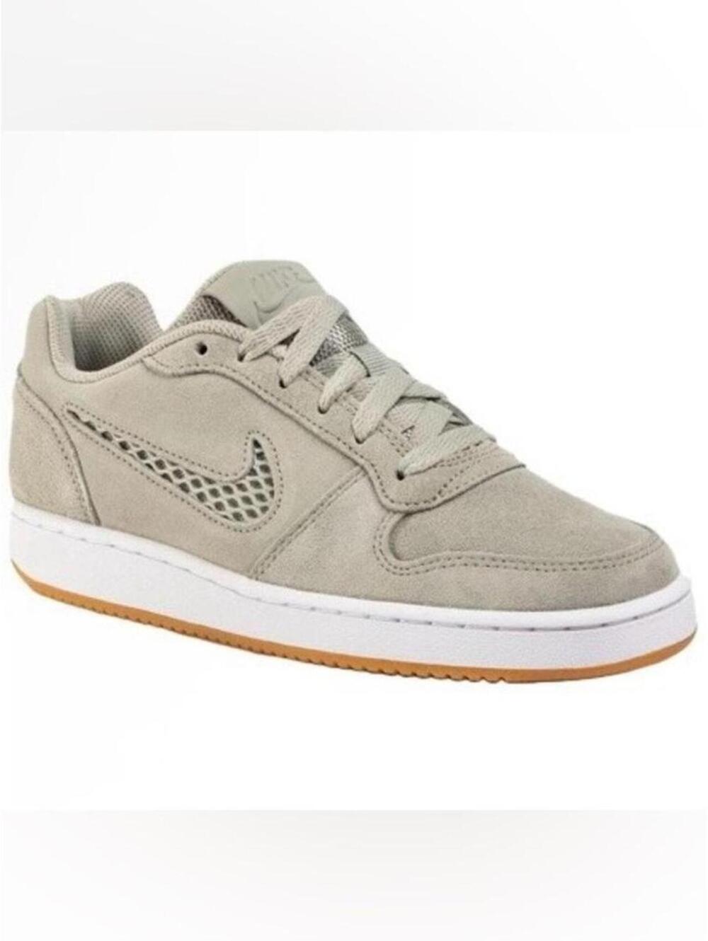 Nike Ebernon Low Premium Spruce Fog Suede Gum Women’s Shoes Size 8.5 (183)